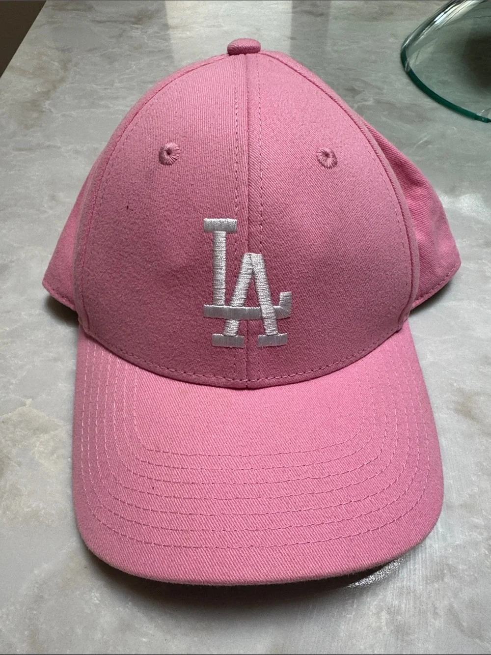 47 Pink LA Dodgers Embroidered Kids Cap